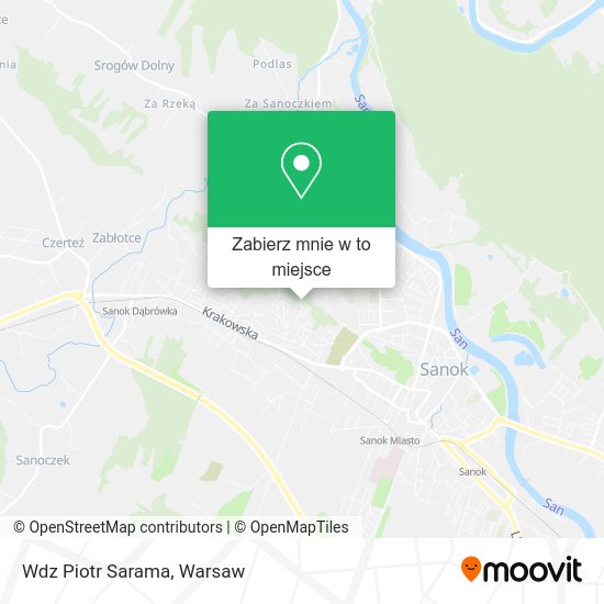 Mapa Wdz Piotr Sarama