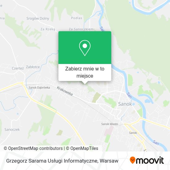 Mapa Grzegorz Sarama Usługi Informatyczne