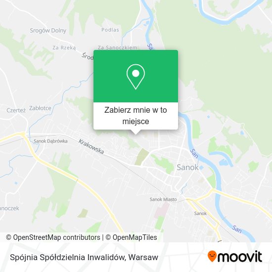 Mapa Spójnia Spółdzielnia Inwalidów