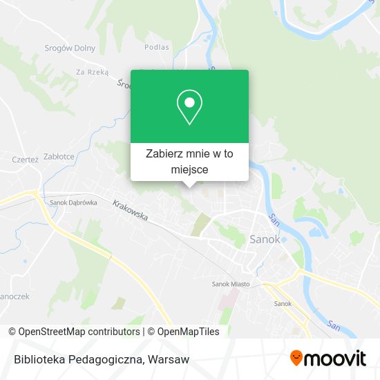 Mapa Biblioteka Pedagogiczna