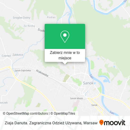 Mapa Ziaja Danuta. Zagraniczna Odzież Używana