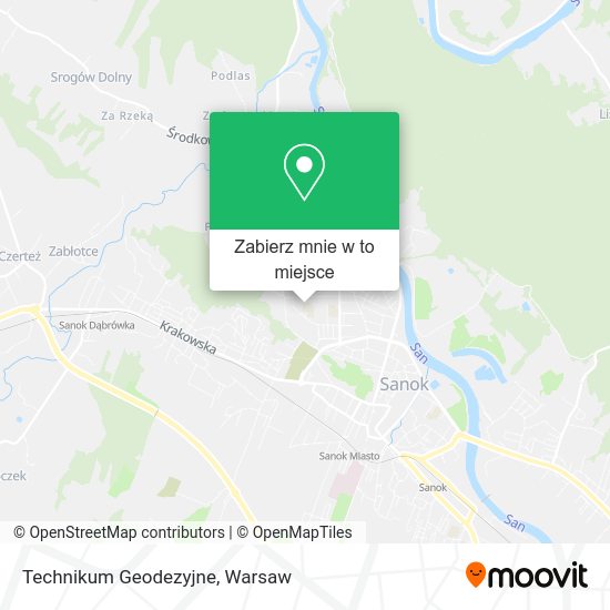 Mapa Technikum Geodezyjne