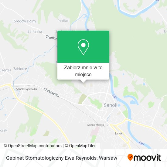 Mapa Gabinet Stomatologiczny Ewa Reynolds