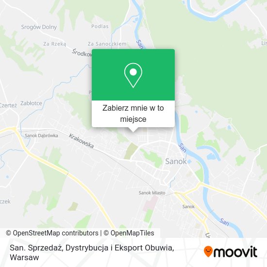 Mapa San. Sprzedaż, Dystrybucja i Eksport Obuwia