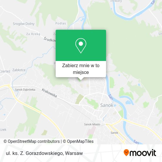 Mapa ul. ks. Z. Gorazdowskiego