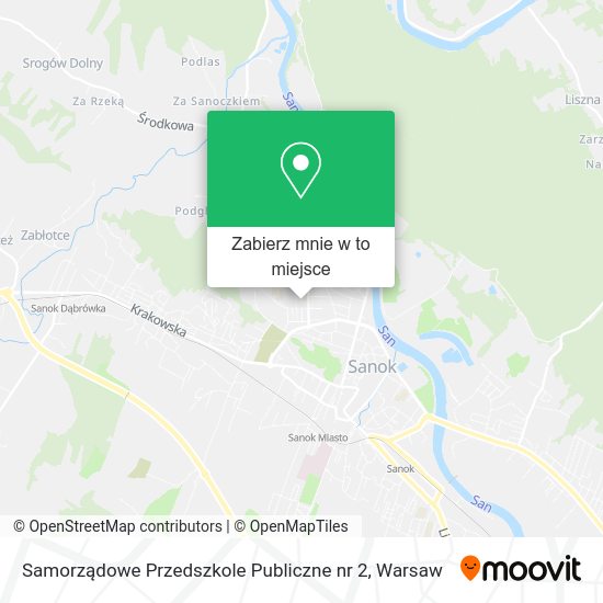 Mapa Samorządowe Przedszkole Publiczne nr 2