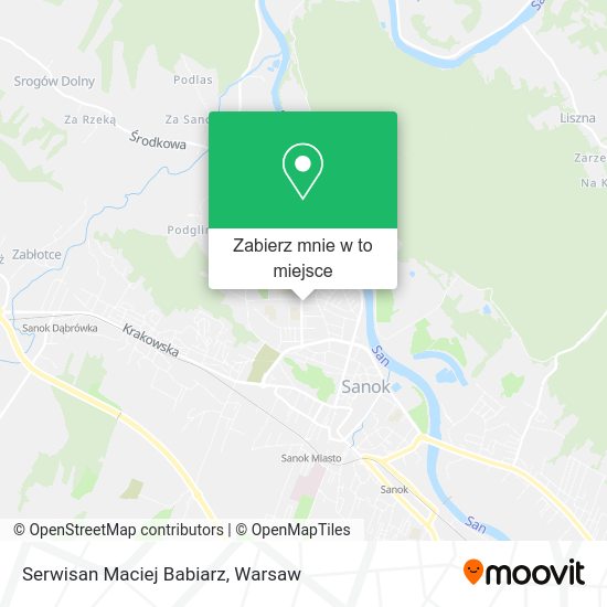 Mapa Serwisan Maciej Babiarz