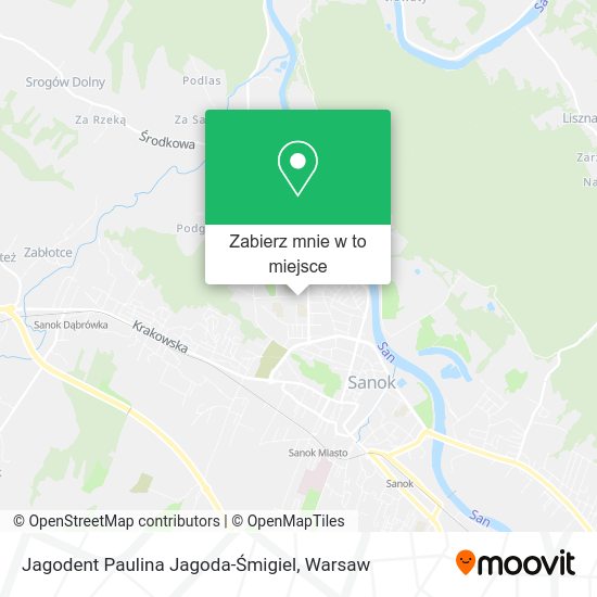 Mapa Jagodent Paulina Jagoda-Śmigiel