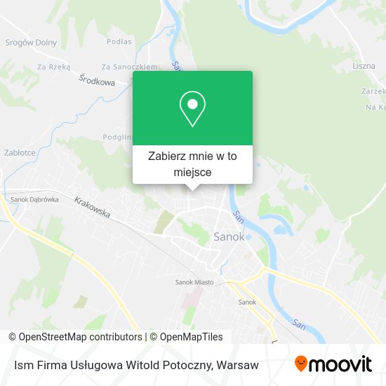 Mapa Ism Firma Usługowa Witold Potoczny