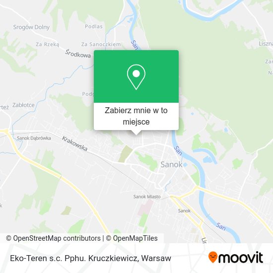 Mapa Eko-Teren s.c. Pphu. Kruczkiewicz