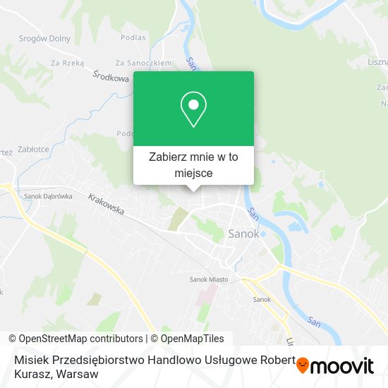 Mapa Misiek Przedsiębiorstwo Handlowo Usługowe Robert Kurasz