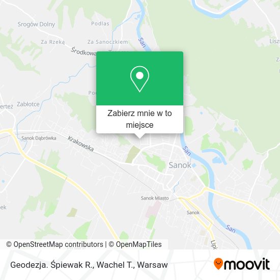 Mapa Geodezja. Śpiewak R., Wachel T.