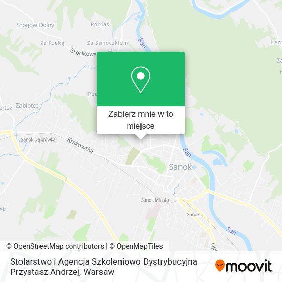 Mapa Stolarstwo i Agencja Szkoleniowo Dystrybucyjna Przystasz Andrzej