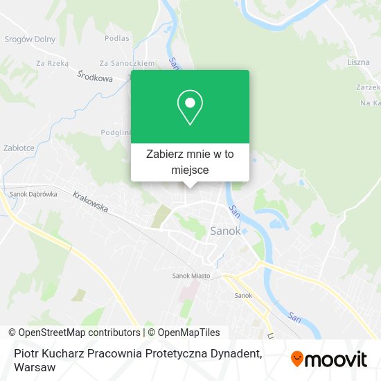 Mapa Piotr Kucharz Pracownia Protetyczna Dynadent