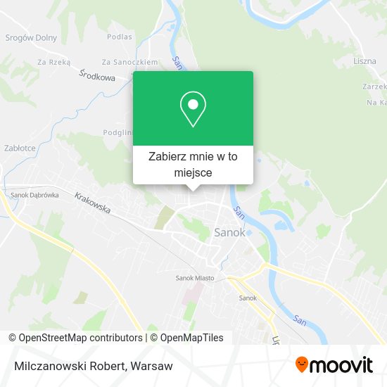 Mapa Milczanowski Robert