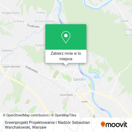 Mapa Greenprojekt Projektowanie i Nadzór Sebastian Warchałowski