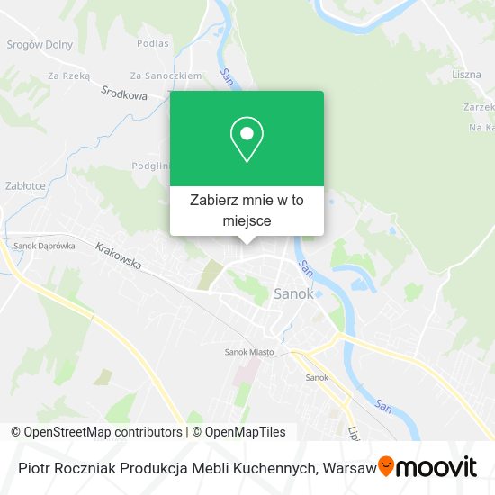 Mapa Piotr Roczniak Produkcja Mebli Kuchennych