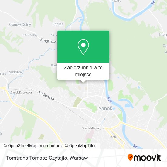 Mapa Tomtrans Tomasz Czytajło