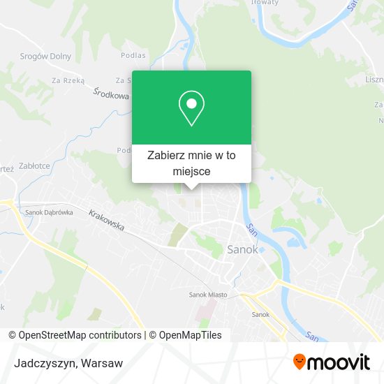 Mapa Jadczyszyn