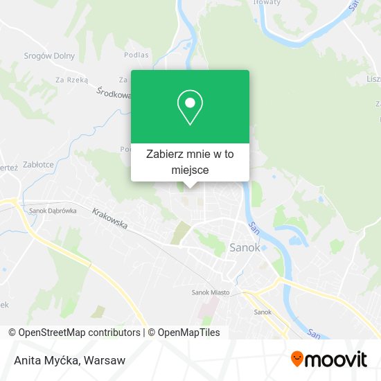 Mapa Anita Myćka