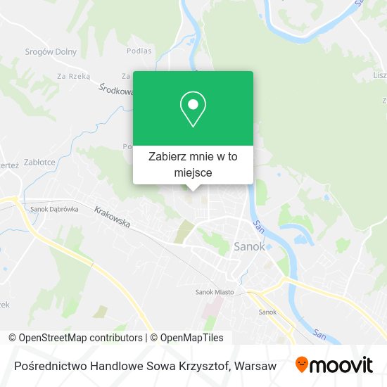 Mapa Pośrednictwo Handlowe Sowa Krzysztof