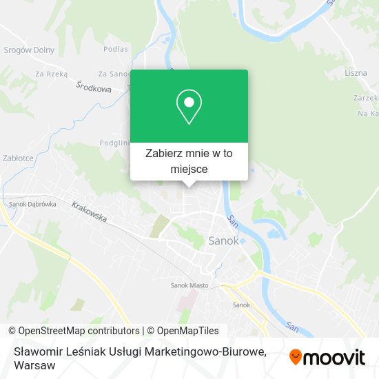 Mapa Sławomir Leśniak Usługi Marketingowo-Biurowe