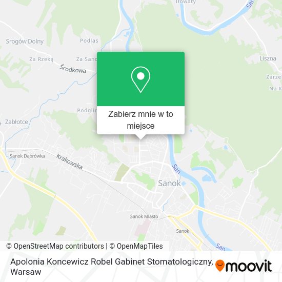 Mapa Apolonia Koncewicz Robel Gabinet Stomatologiczny