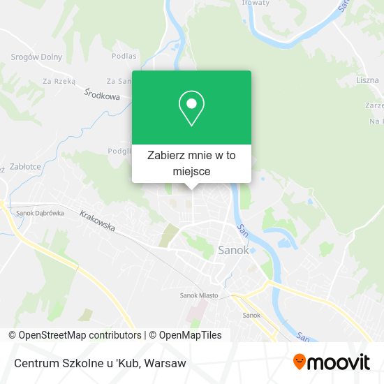 Mapa Centrum Szkolne u 'Kub