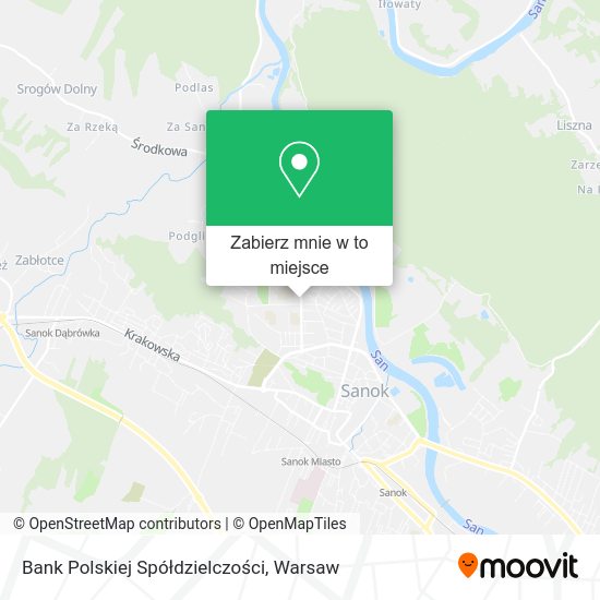 Mapa Bank Polskiej Spółdzielczości