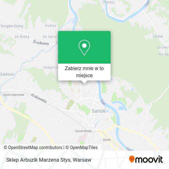 Mapa Sklep Arbuzik Marzena Stys