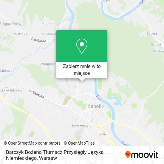 Mapa Barczyk Bożena Tłumacz Przysięgły Języka Niemieckiego