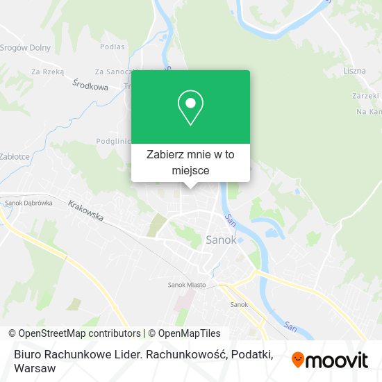 Mapa Biuro Rachunkowe Lider. Rachunkowość, Podatki