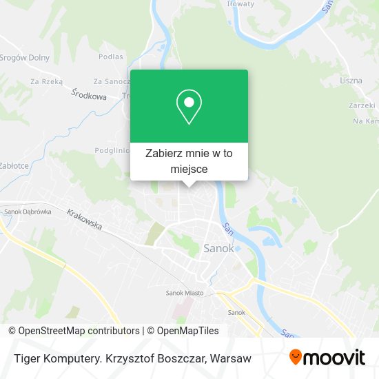 Mapa Tiger Komputery. Krzysztof Boszczar