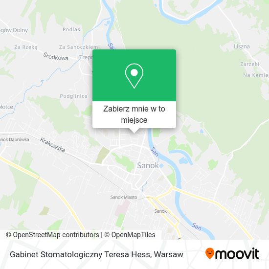 Mapa Gabinet Stomatologiczny Teresa Hess