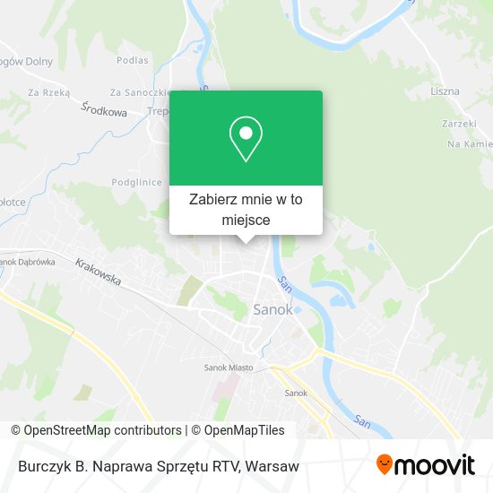 Mapa Burczyk B. Naprawa Sprzętu RTV