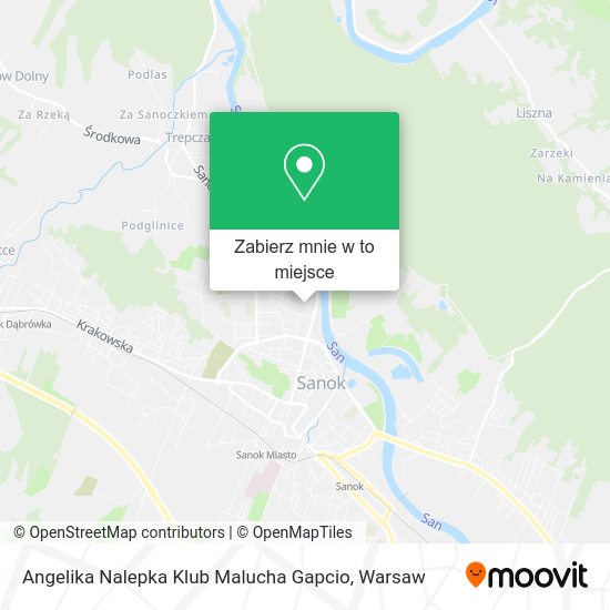 Mapa Angelika Nalepka Klub Malucha Gapcio