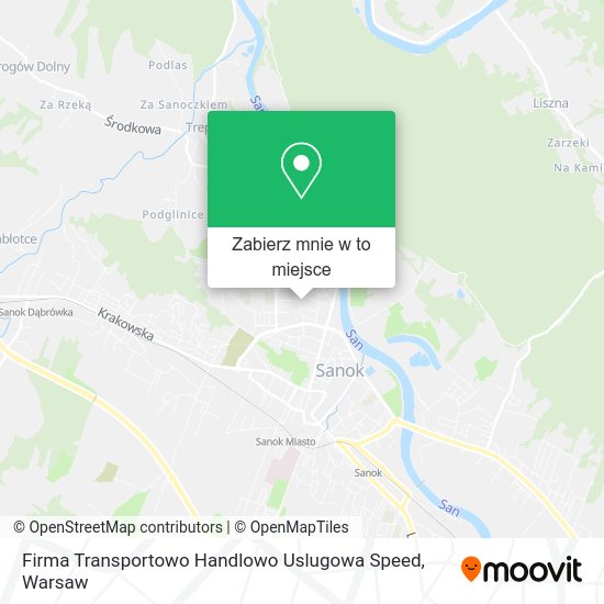 Mapa Firma Transportowo Handlowo Uslugowa Speed