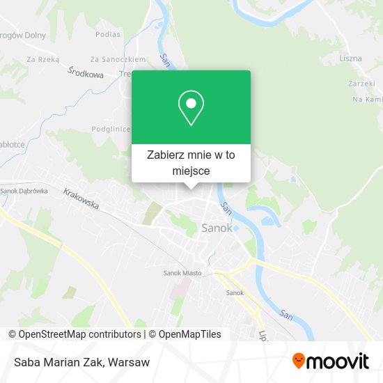 Mapa Saba Marian Zak