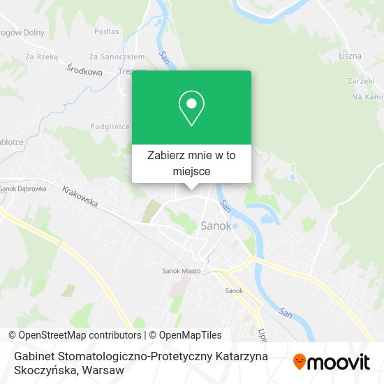 Mapa Gabinet Stomatologiczno-Protetyczny Katarzyna Skoczyńska