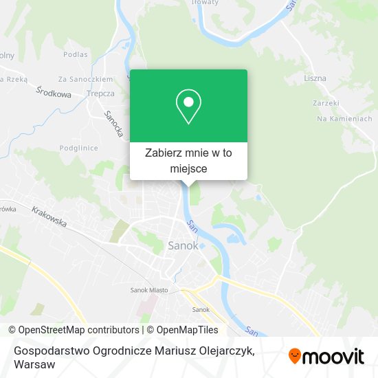 Mapa Gospodarstwo Ogrodnicze Mariusz Olejarczyk