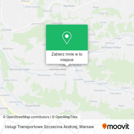 Mapa Uslugi Transportowe Szczecina Andrzej