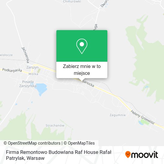 Mapa Firma Remontowo Budowlana Raf House Rafał Patrylak