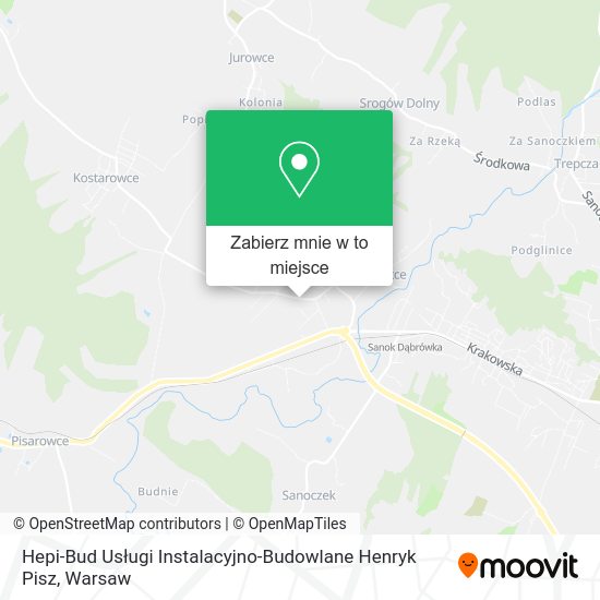 Mapa Hepi-Bud Usługi Instalacyjno-Budowlane Henryk Pisz