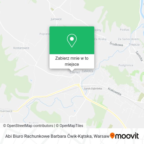 Mapa Abi Biuro Rachunkowe Barbara Ćwik-Kątska