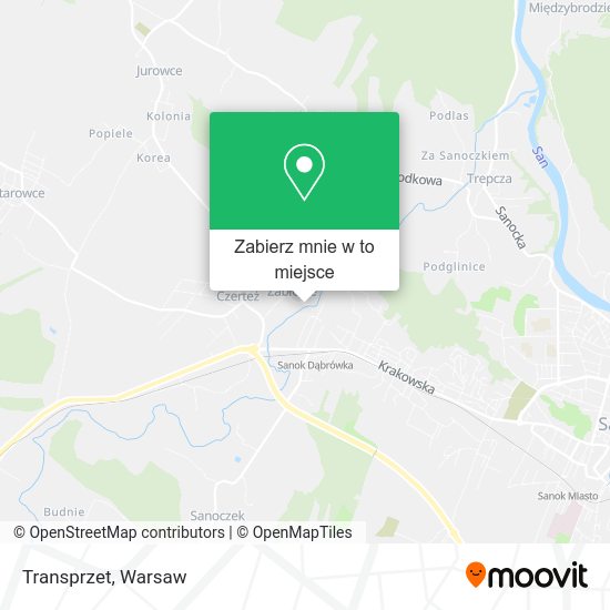 Mapa Transprzet