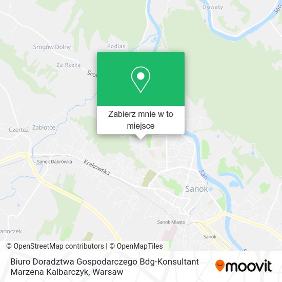 Mapa Biuro Doradztwa Gospodarczego Bdg-Konsultant Marzena Kalbarczyk