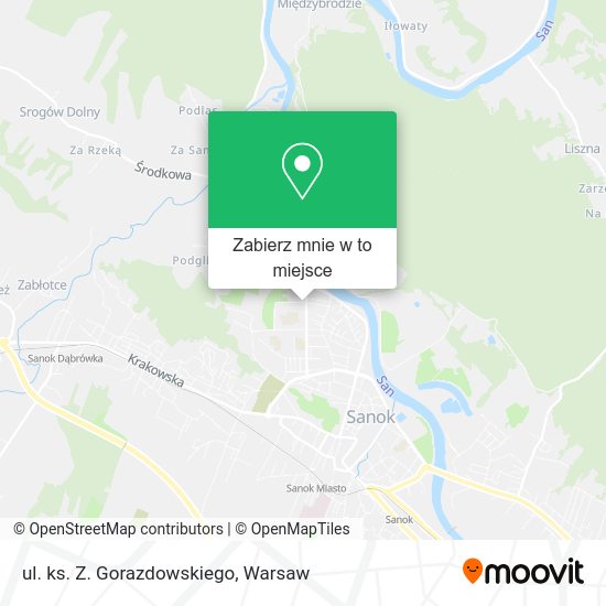 Mapa ul. ks. Z. Gorazdowskiego