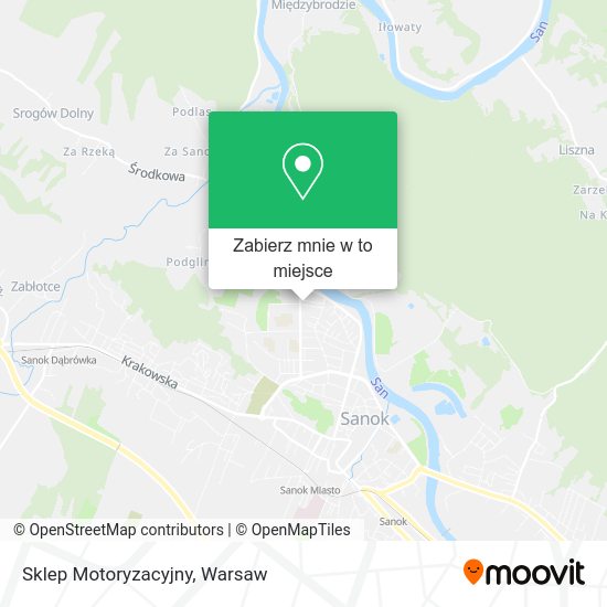 Mapa Sklep Motoryzacyjny