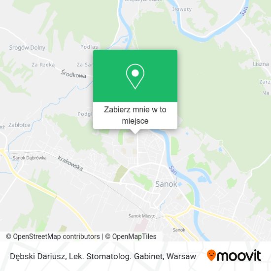 Mapa Dębski Dariusz, Lek. Stomatolog. Gabinet