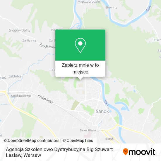 Mapa Agencja Szkoleniowo Dystrybucyjna Big Szuwart Lesław